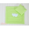 Set per Carrozzina 2 parti Verde Cuori