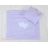 Set per Passeggino 2 parti Lilla Cuori