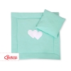 Set per Passeggino 2 parti Menta Cuori