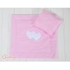 Set per Passeggino 2 parti Rosa Cuori