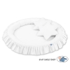 Set: Tenda da Appendere + Nido con Balze + Cuscini Bianca