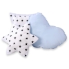 MEGA SET: Tenda Teepee con Tappetino, Cuscini e Piume Decorative GRATIS! Blu