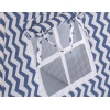MEGA SET: Tenda Teepee con Tappetino, Cuscini e Piume Decorative GRATIS! Blu Scuro Chevron
