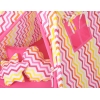 MEGA SET: Tenda Teepee con Tappetino, Cuscini e Piume Decorative GRATIS! Giallo Rosso Chevron
