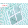 MEGA SET: Tenda Teepee con Tappetino, Cuscini e Piume Decorative GRATIS! Menta Chevron