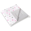 MEGA SET: Tenda Teepee con Tappetino, Cuscini e Piume Decorative GRATIS! Rosa Grigio Stelle