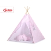 SET: Tenda Teepee con Tappetino e Piume Decorative GRATIS! Rosa Chevron