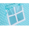 SET: Tenda Teepee con Tappetino e Piume Decorative GRATIS! Turchese Pois Bianchi