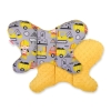 Sleepee Cuscino Anti Shock a Forma di Farfalla Giallo Escavatore Giallo Miele