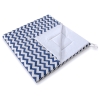 Tappetino Imbottito per Tenda Teepee Blu Scuro Chevron