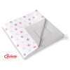 Tappetino Imbottito per Tenda Teepee Rosa Grigio Stelle