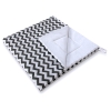 Tappetino per Tenda Teepee Wigwam Nero Chevron