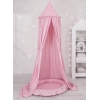 Tenda Baldacchino da Appendere con Nido Rosa per Ragazze