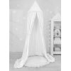 Tenda Baldacchino per Bambini da Appendere al Soffitto Bianca