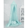 Tenda Cupola Rotonda per Bambini con Tappetino Cuscini Menta