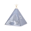 Tenda Indiana per Bambino con Tappetino Blu Scuro Chevron