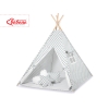 Tenda Indiana per Bambino con Tappetino e Cuscini Grigio