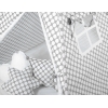 Tenda Indiana per Bambino con Tappetino e Cuscini Grigio