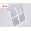 Tenda Indiana per Bambino con Tappetino e Cuscini Grigio Pois Bianchi