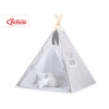 Tenda Indiana per Bambino con Tappetino Grigio Chevron