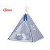 Tenda Teepee Blu Scuro Chevron