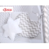 Tenda Teepee con Cuscini e Piume Decorative GRATIS! Grigio Chevron