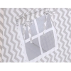 Tenda Teepee con Cuscini e Piume Decorative GRATIS! Grigio Chevron