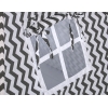 Tenda Teepee con Cuscini e Piume Decorative GRATIS! Nero Chevron
