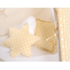 Tenda Teepee con Tappetino e Cuscini Beige Pois Bianchi