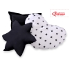 Tenda Teepee con Tappetino e Cuscini Nero