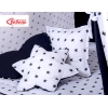 Tenda Teepee con Tappetino e Cuscini Nero