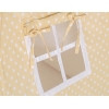 Tenda Teepee con Tappetino e Piume Decorative GRATIS! Beige Pois Bianchi