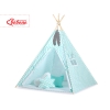 Tenda Teepee con Tappetino e Piume Decorative GRATIS! Menta Chevron