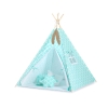 Tenda Teepee con Tappetino e Piume Decorative GRATIS! Menta Marocco