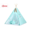 Tenda Teepee con Tappetino e Piume Decorative GRATIS! Menta Marocco