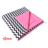 Tenda Teepee con Tappetino e Piume Decorative GRATIS! Rosa Nero Chevron