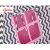 Tenda Teepee con Tappetino e Piume Decorative GRATIS! Rosa Nero Chevron