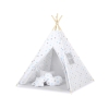 Tenda Teepee con Tappetino Grigio Blu Stelle