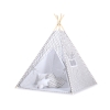 Tenda Teepee e Piume Decorative GRATIS! Grigio Chevron