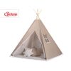 Tenda Teepee e Piume Decorative GRATIS! Marrone Beige Pois Bianchi a Strisce