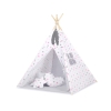 Tenda Teepee e Piume Decorative GRATIS! Rosa Grigio Stelle
