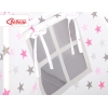 Tenda Teepee e Piume Decorative GRATIS! Rosa Grigio Stelle