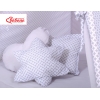 Tenda Teepee per Bambini con Tappetino e Set Cuscini Grigio