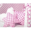 Tenda Teepee per Bambini con Tappetino e Set Cuscini Rosa