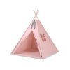 Tenda Teepee per Bambini con Tappetino Rosa Scuro
