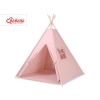 Tenda Teepee per Bambini con Tappetino Rosa Scuro