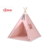 Tenda Teepee per Bambini con Tappetino Rosa Scuro