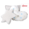 Tenda Wigwam per Bambino con Tappetino e Cuscini Grigio Blu Stelle