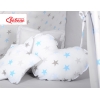 Tenda Wigwam per Bambino con Tappetino e Cuscini Grigio Blu Stelle
