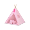 Tenda Wigwam per Bambino con Tappetino e Cuscini Rosa